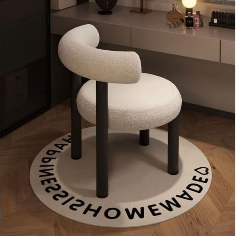 كرسي تسريحه أبيض