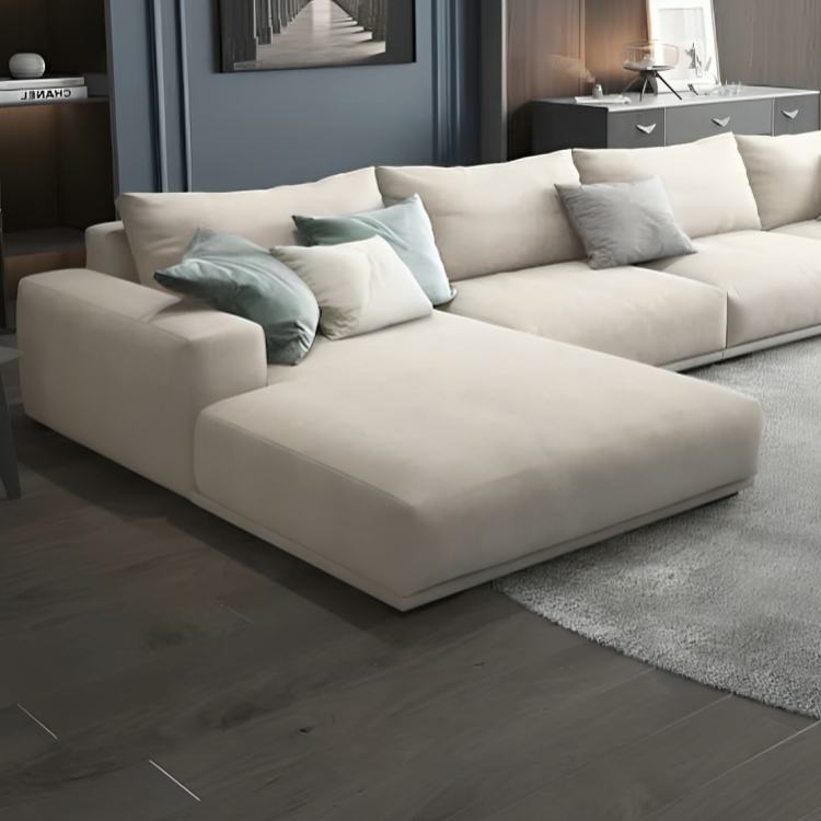 بتصميم عصري L كنبة حرف