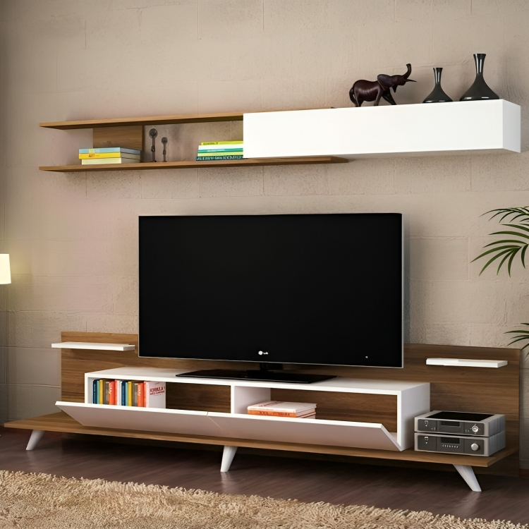 طاولة تلفاز بتصميم جذاب
