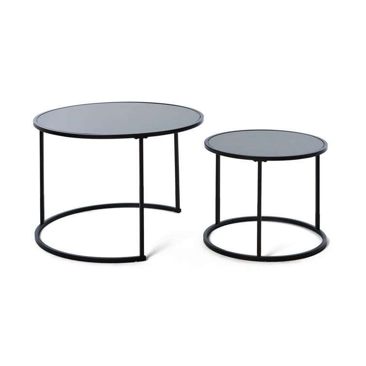 طاولة قهوة دائرية متداخلة