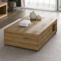 طقم طاولات بتصميم خشبي