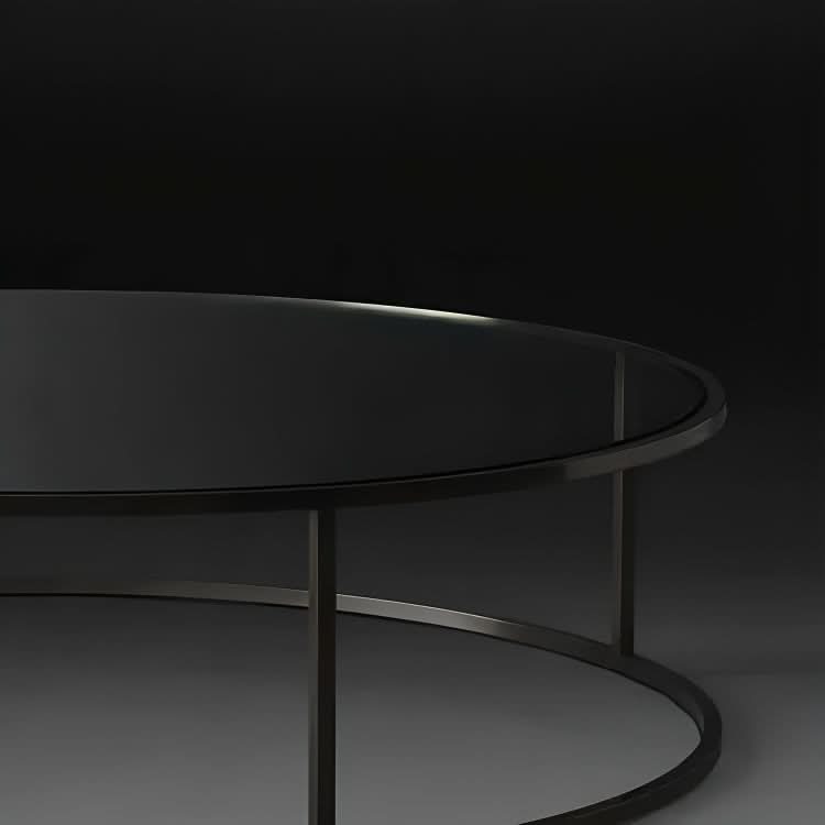 طاولة قهوة مستديرة متعددة الألوان