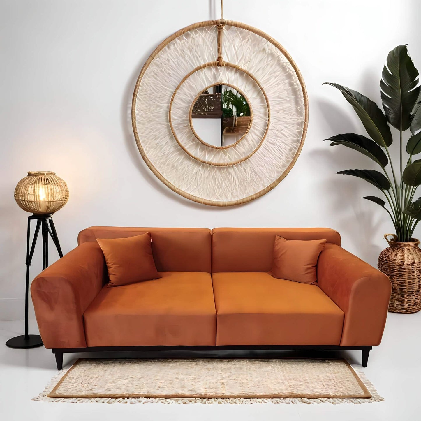 فاخرة كنبة خشب طبيعي لمسة أناقة - Baytuk