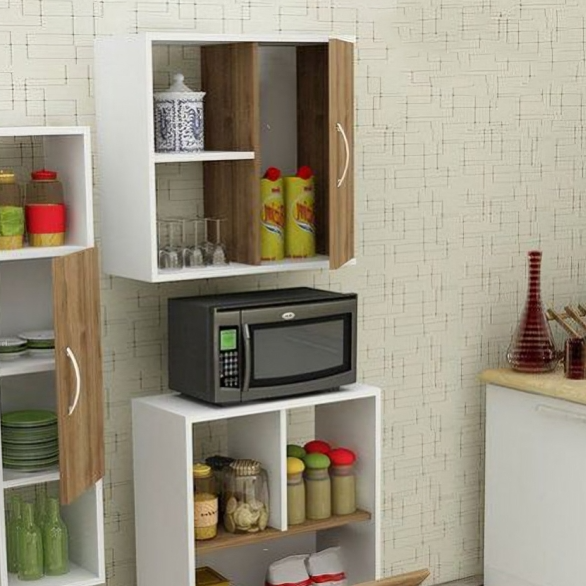 وحدات تخزين مطبخ متعددة