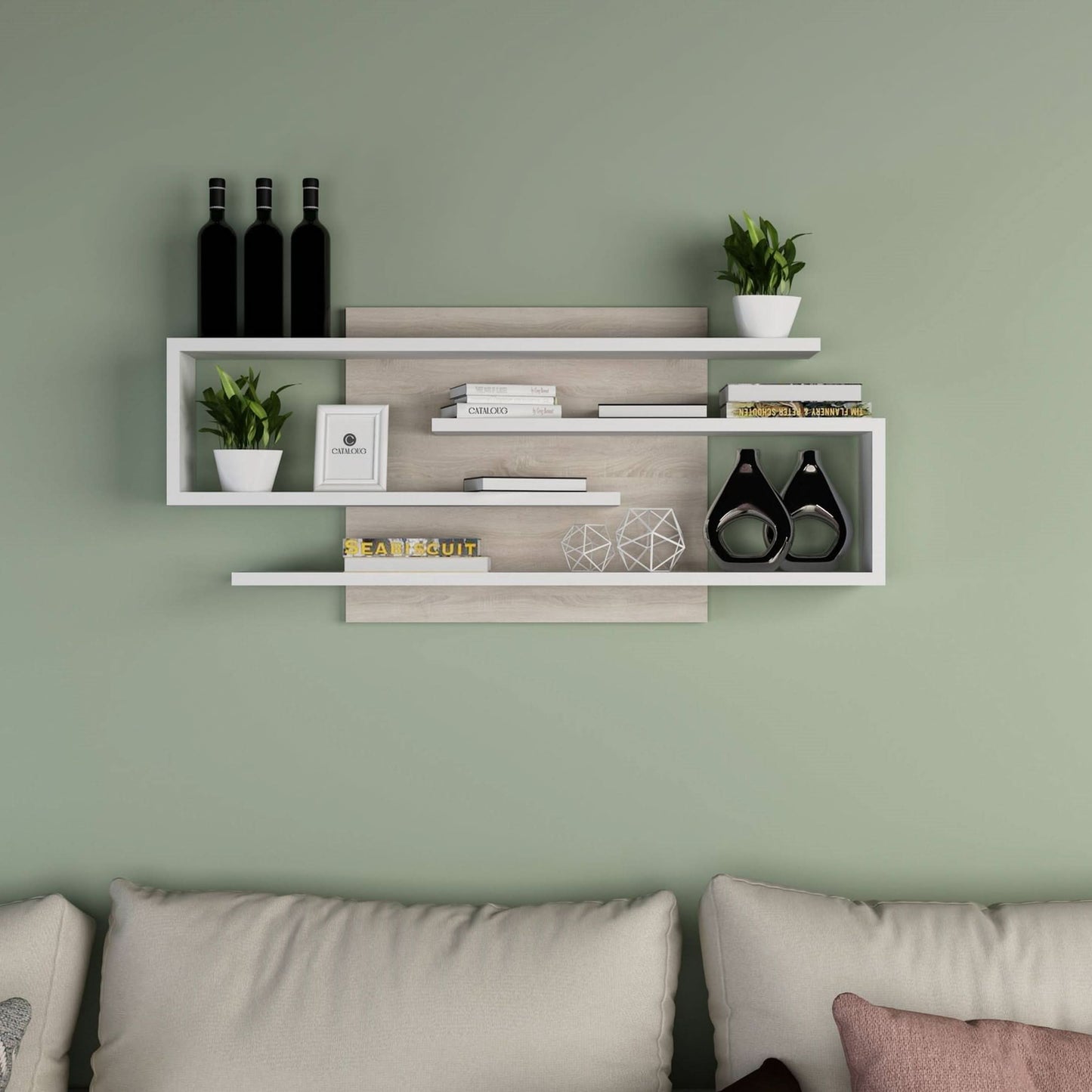 أرفف حائط خشبية