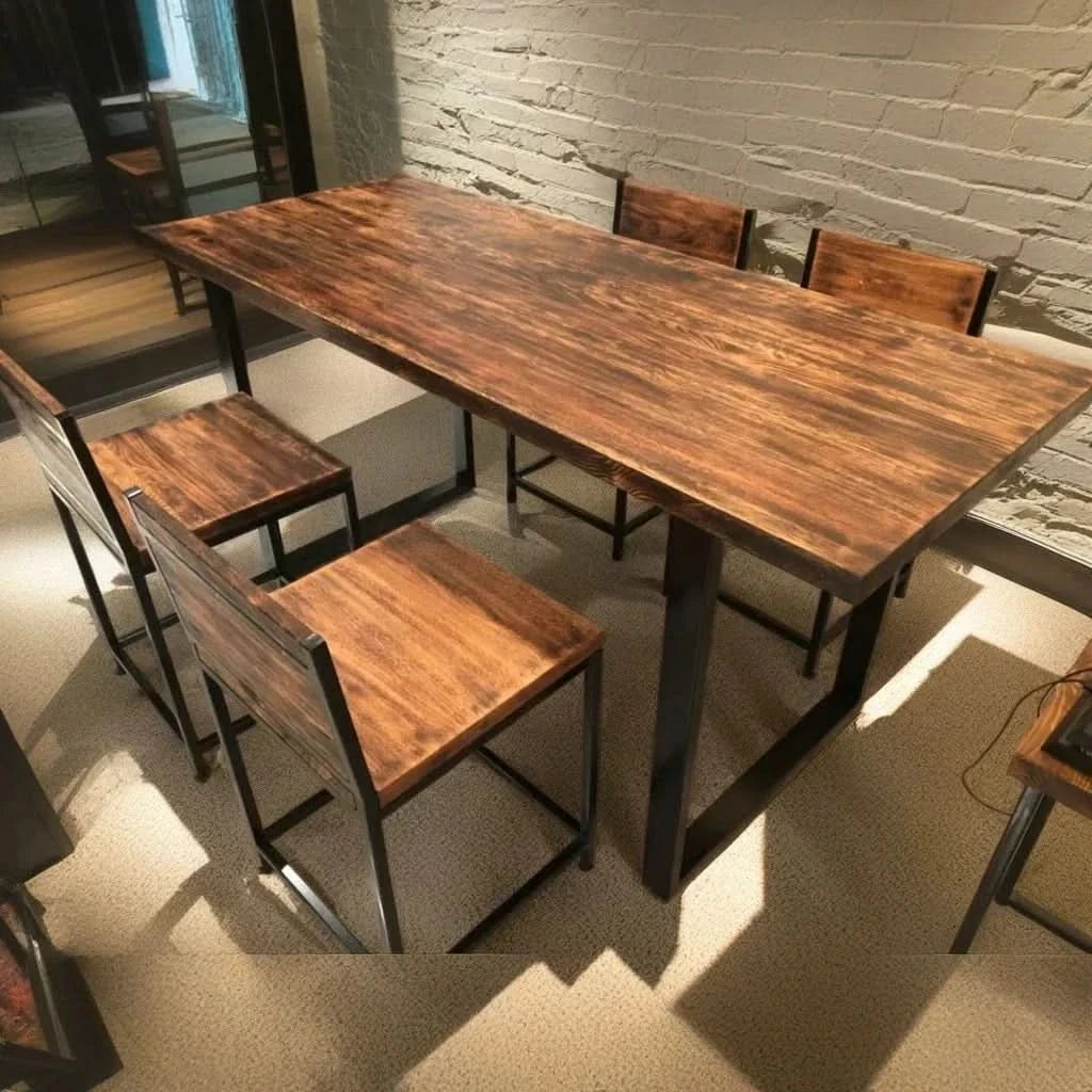 طقم سفرة خشبي