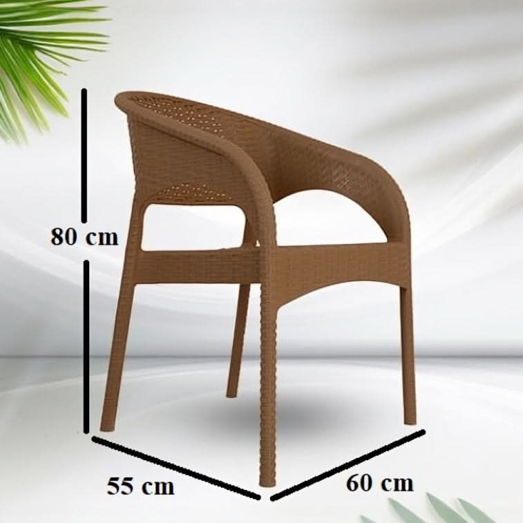 طقم بلاستك بامبو 4 كرسي وترابيزة