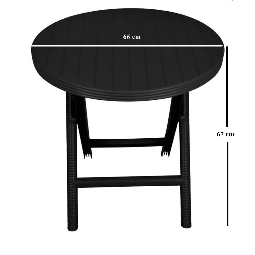 طقم حدائق ارابيسك مع طاولة قابلة للطي متعدد الالوان