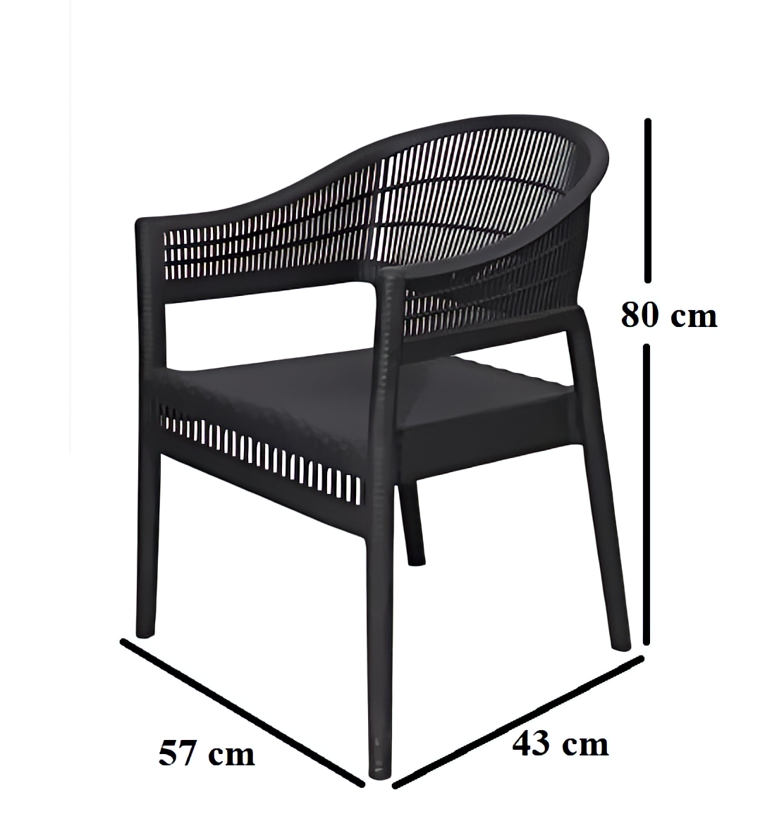 اثاث خارجي 5 قطع للحديقة متعدد الالوان