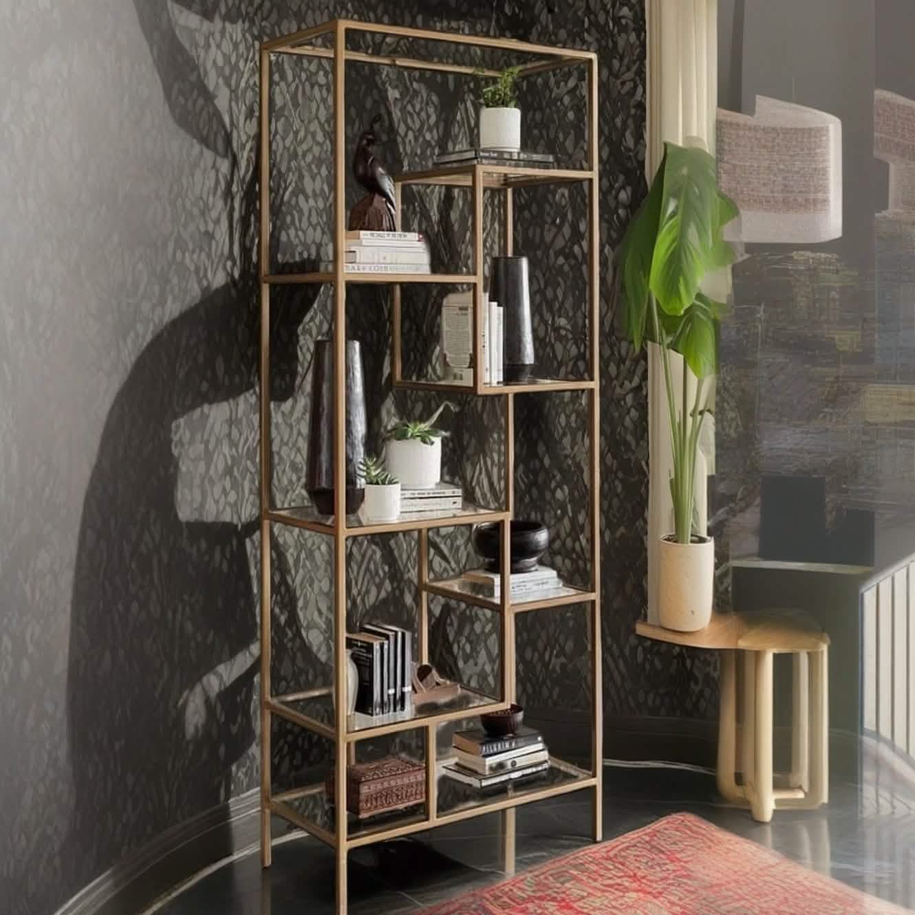 وحدة أرفف معدن