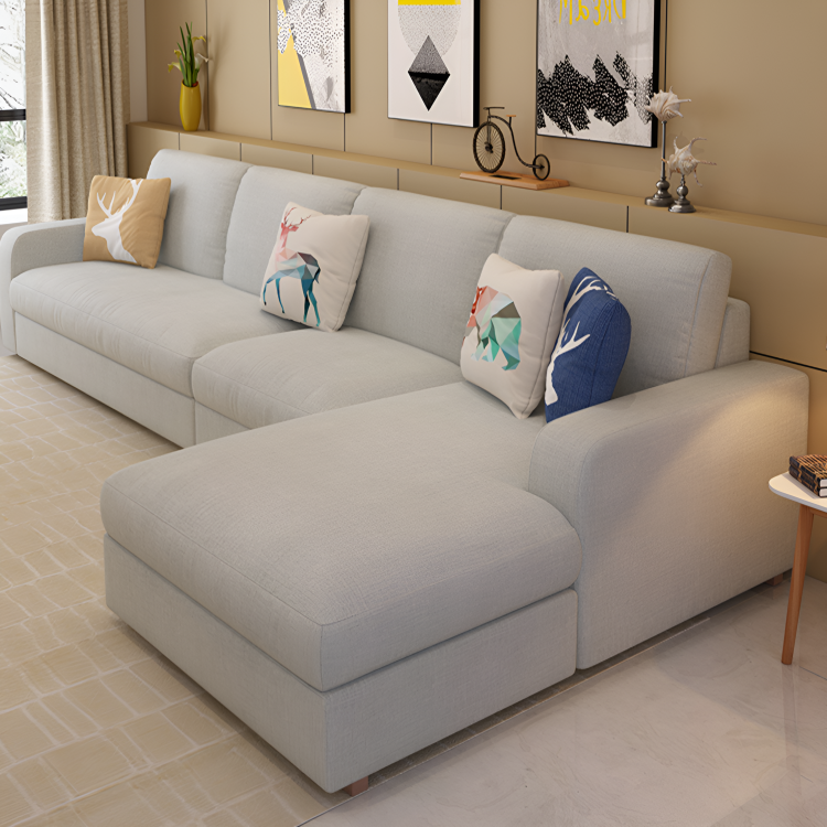 كنبة زاوية بتصميم أنيق