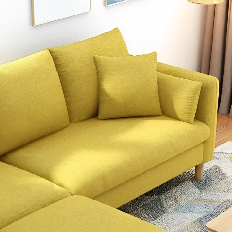 كنبة لغرفة معيشة خشبي