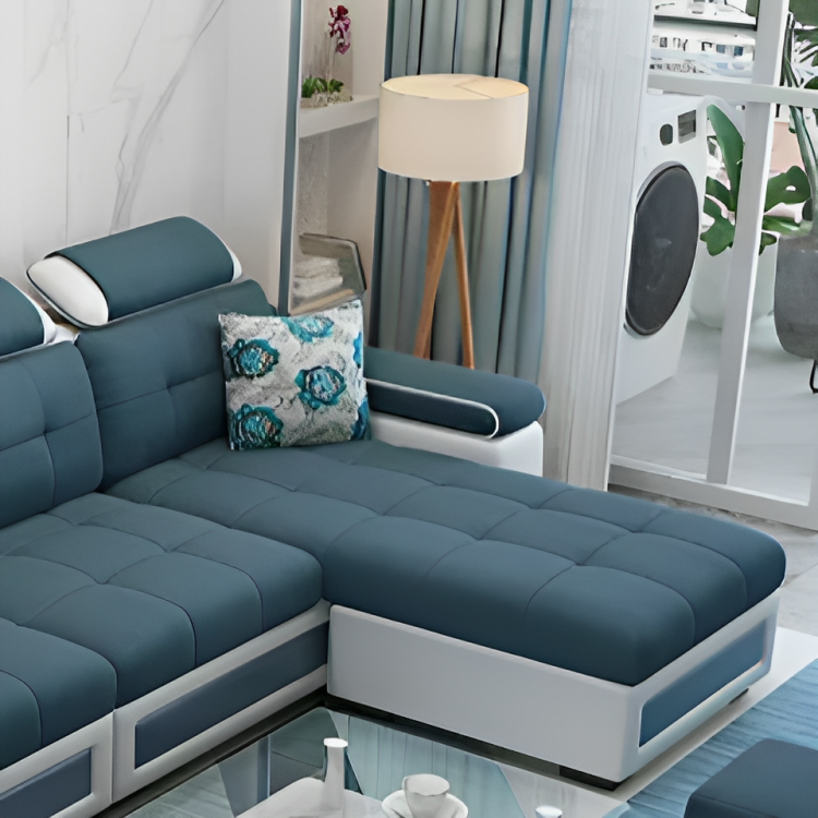 كنبة كنب زاوية كابتونيه