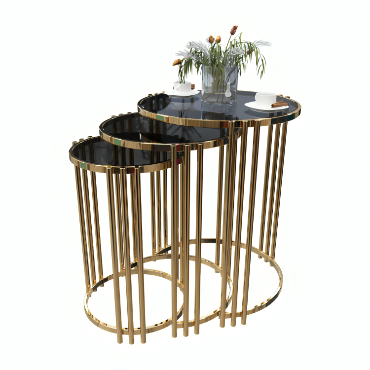 طاولات جانبية متداخلة