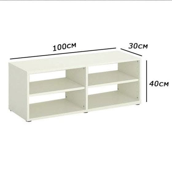 طاولة تلفازبأربع أرفف