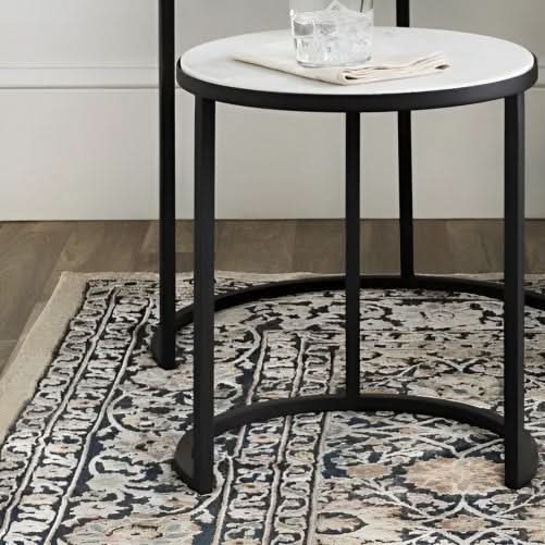 ترابيزتان متداخلتان بتصميم دائري