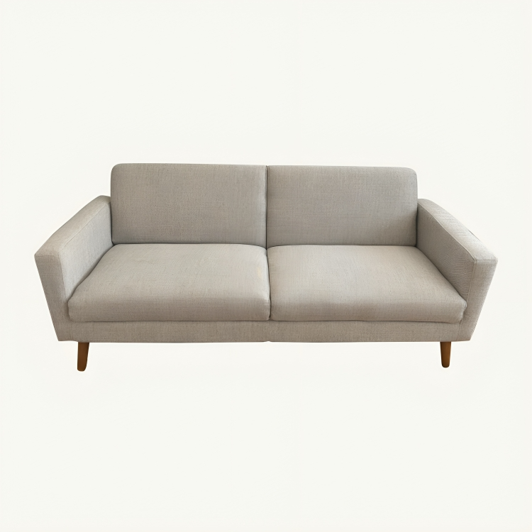 كنبة مودرن بأرجل خشبية