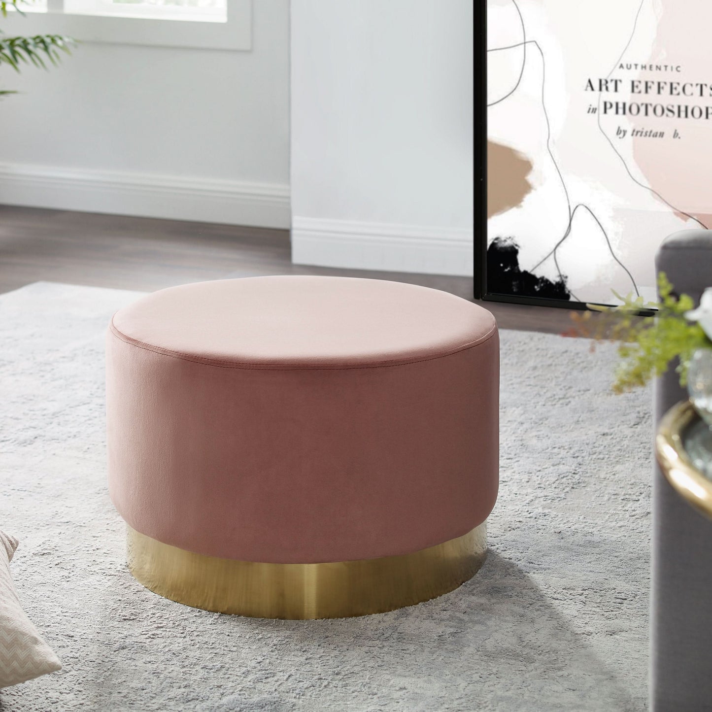 بوف بقاعدة معدنية