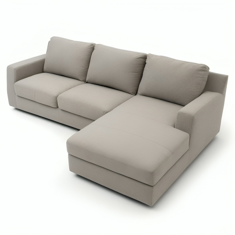 كنب زاوية بتصميم بسيط