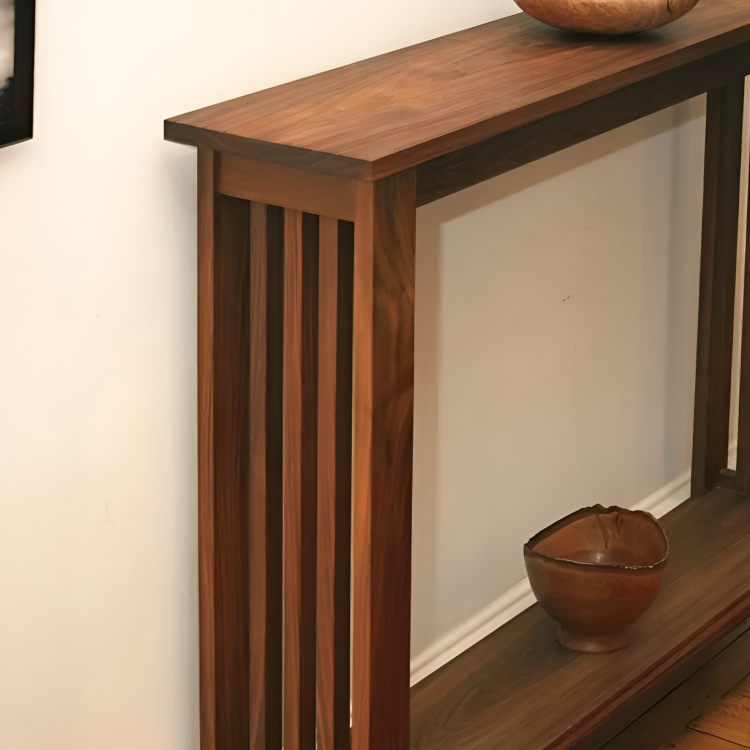 كونسول خشبي جانبي