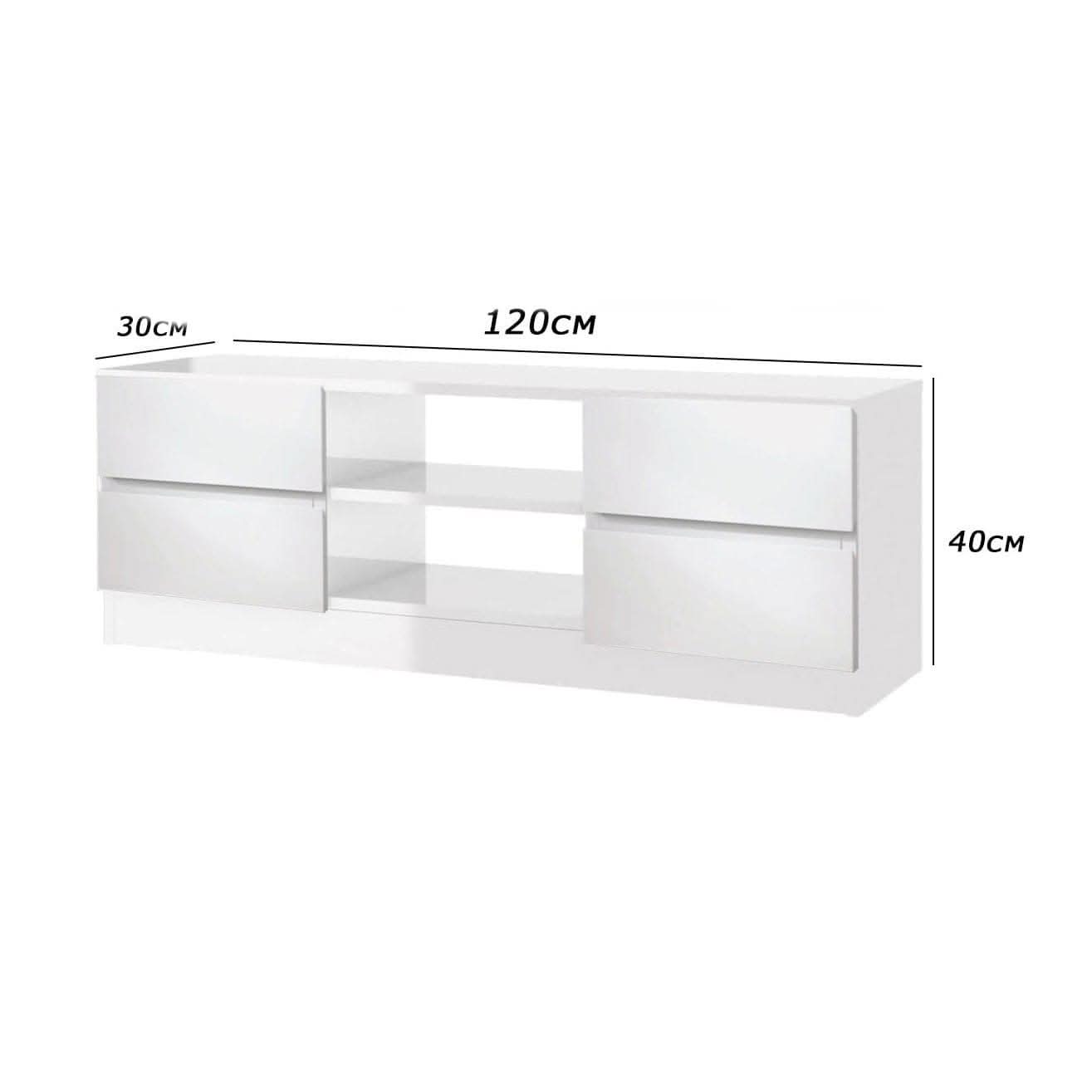 طاولة تلفازبأربعة أدرج