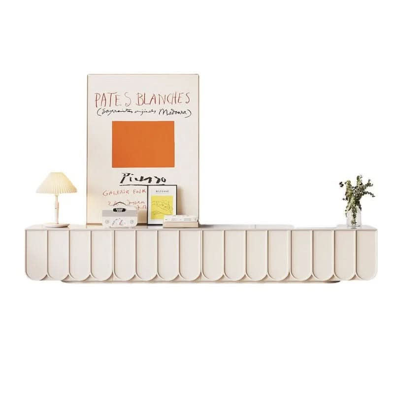 طقم طاولات أبيض فخم