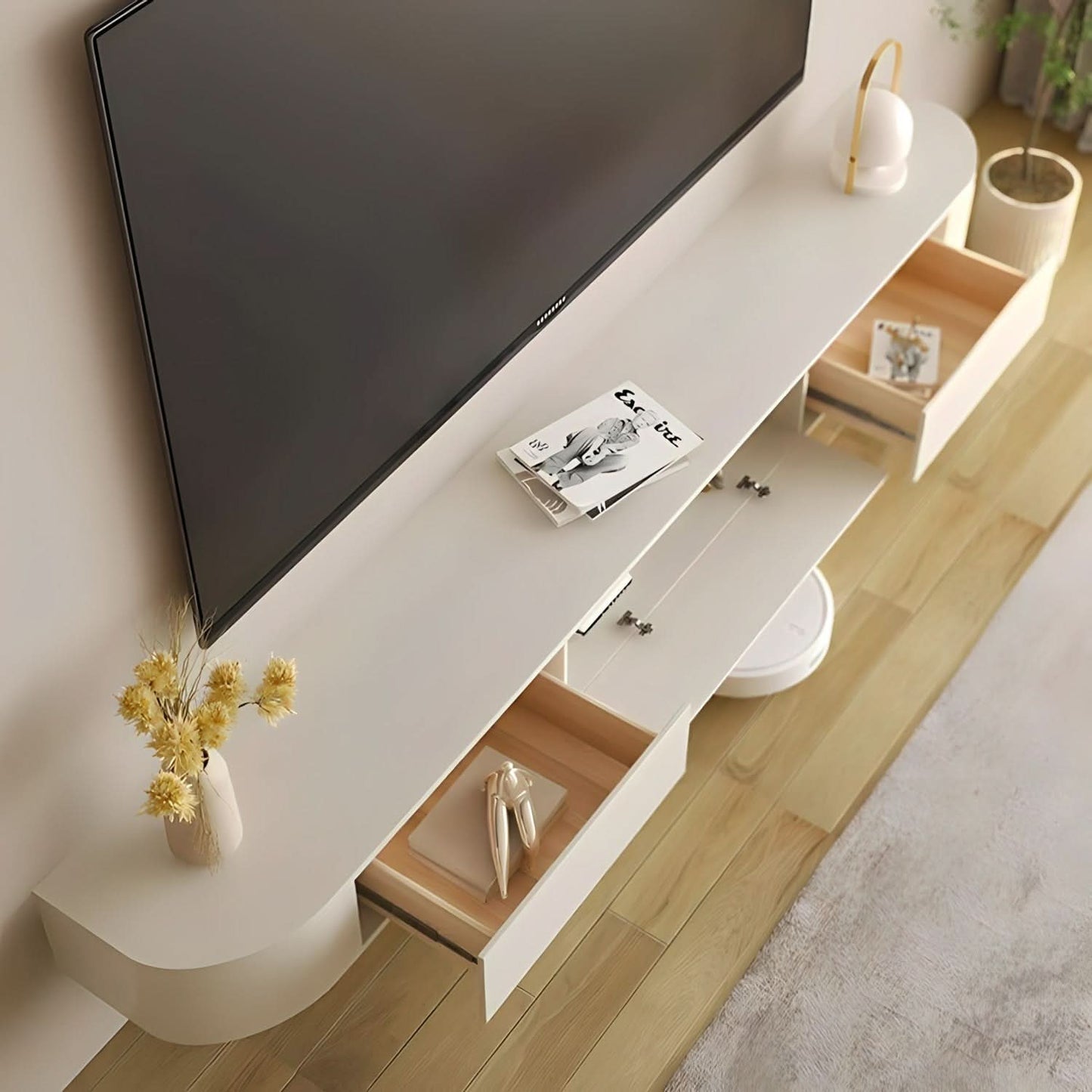 طقم طاولات أبيض عملي