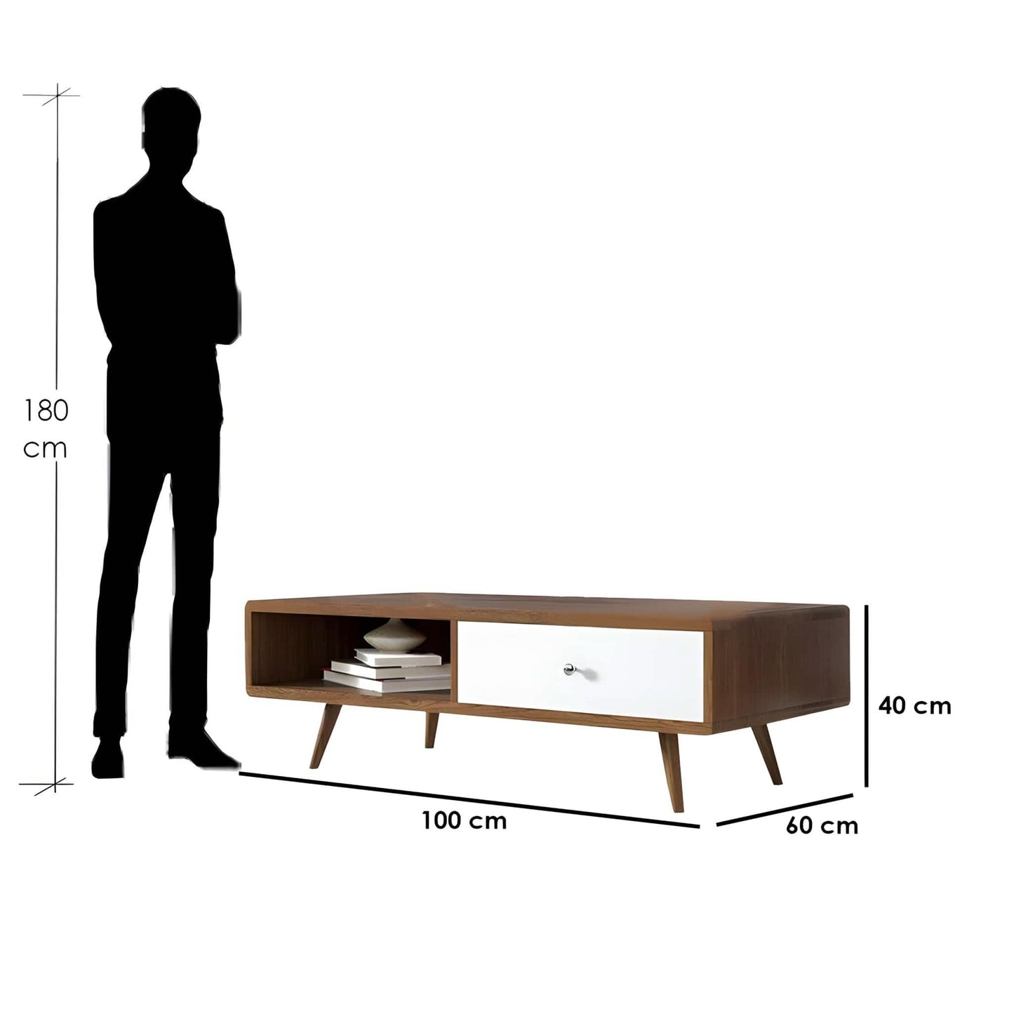 طاولة قهوة ام دي اف