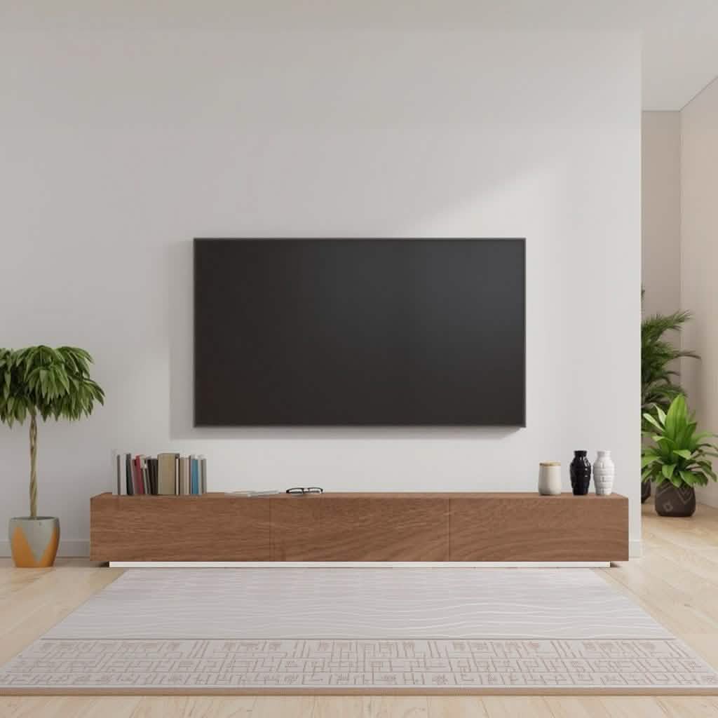 ترابيزة تليفزيون خشب ام دي اف، 160*30*40 سم