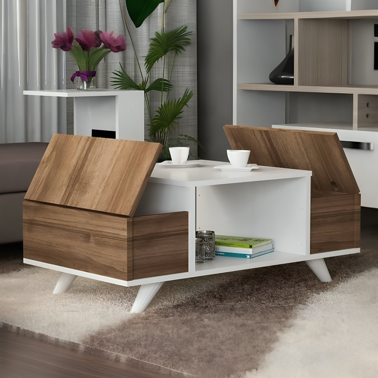 طاولة قهوة مستطيلة متعددة