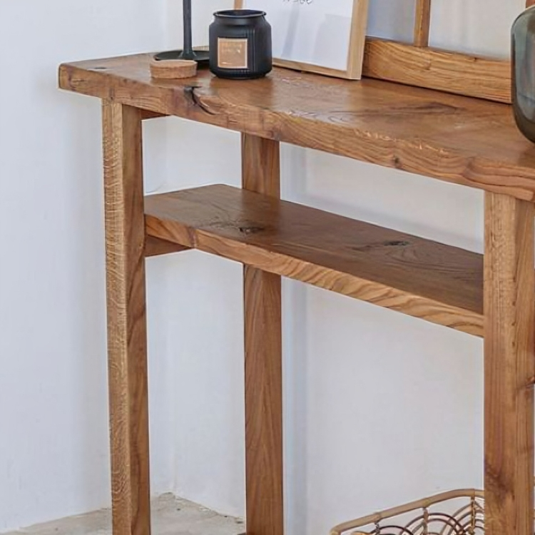 كونسول خشبي مع برواز