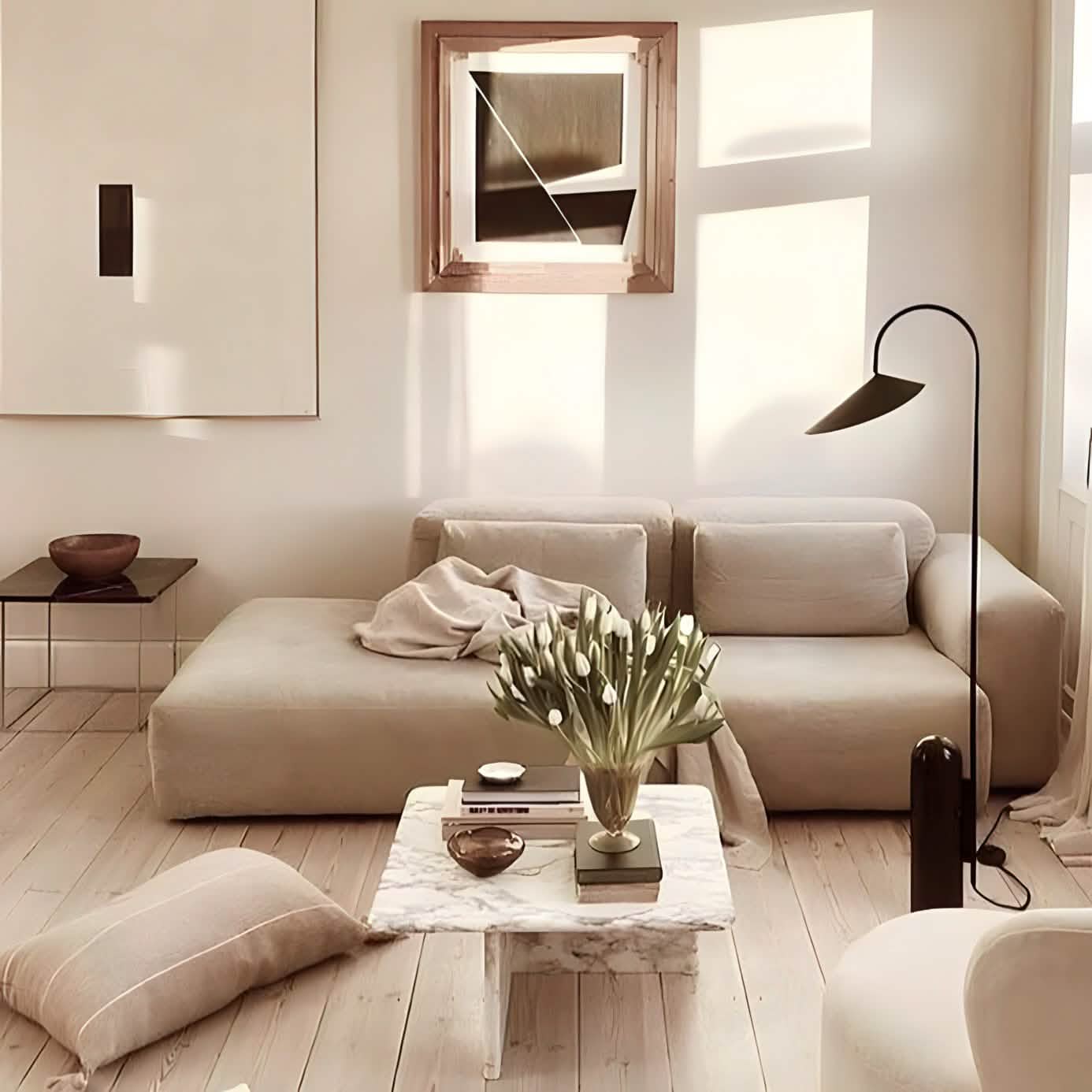 رفيعة كنبة خشب طبيعي فاخرة - Baytuk