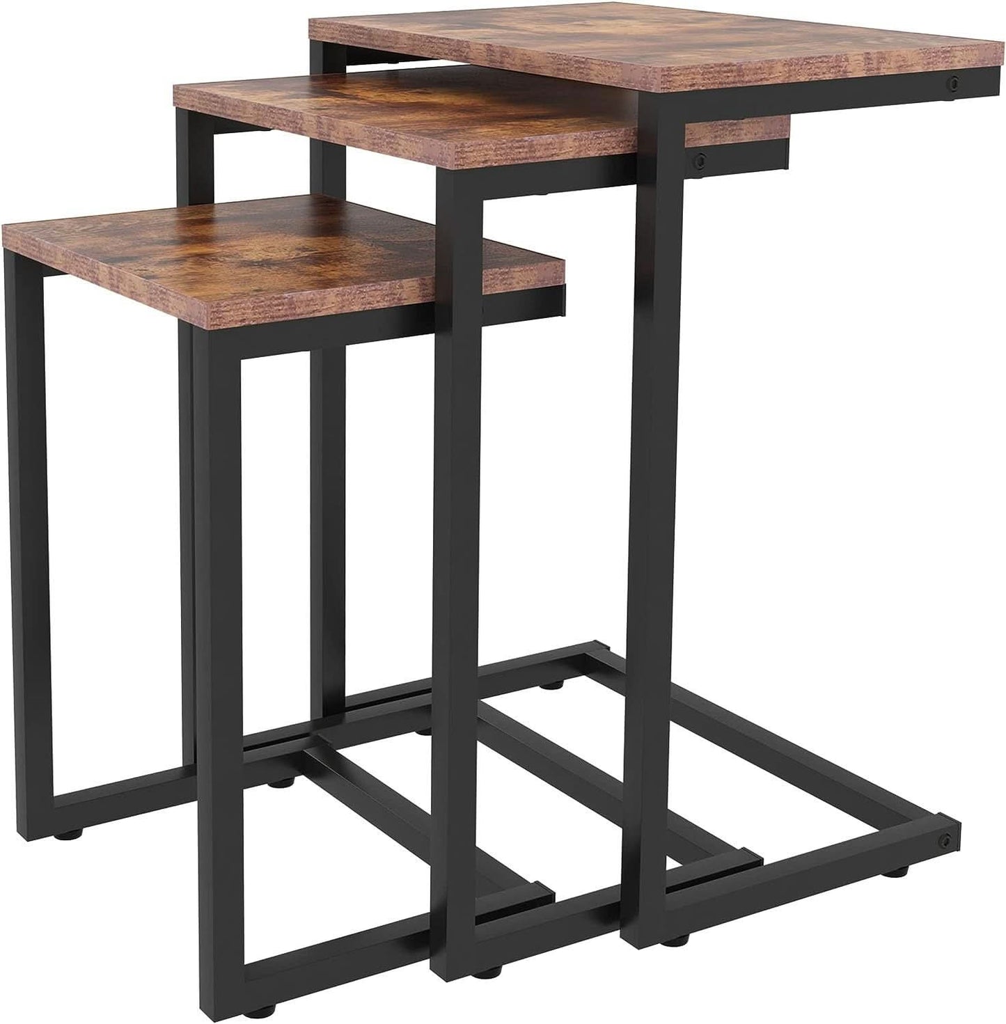 مجموعة طاولات جانبية بتصميم عصري