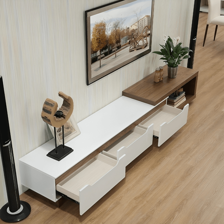 طقم طاولات خشب ام دي اف