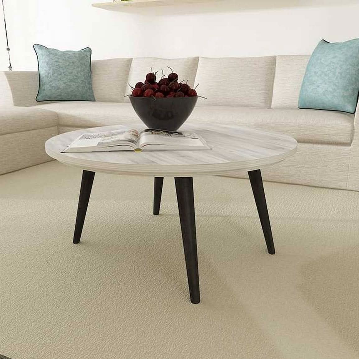 طاولة قهوة بشكل دائري