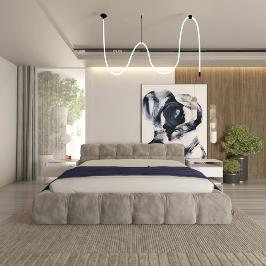 سرير خشب طبيعي - Baytuk