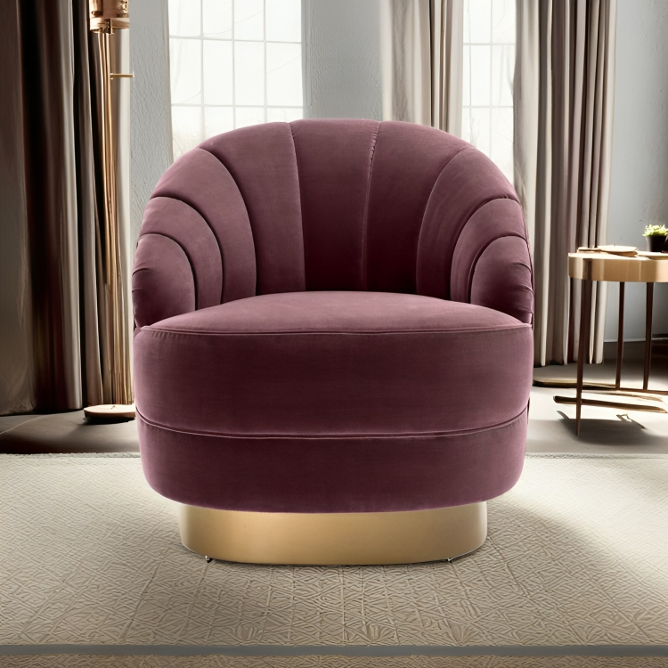 كرسي بهيكل دائري 