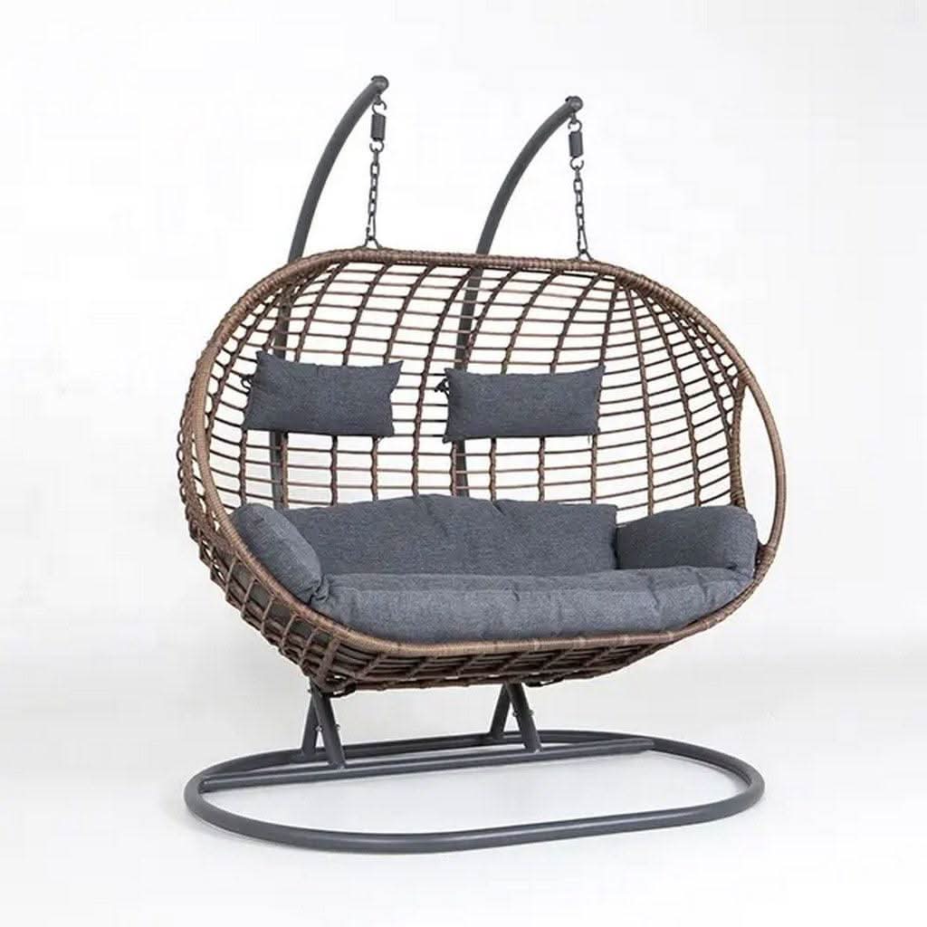 أرجوحة ثنائية من راتان 