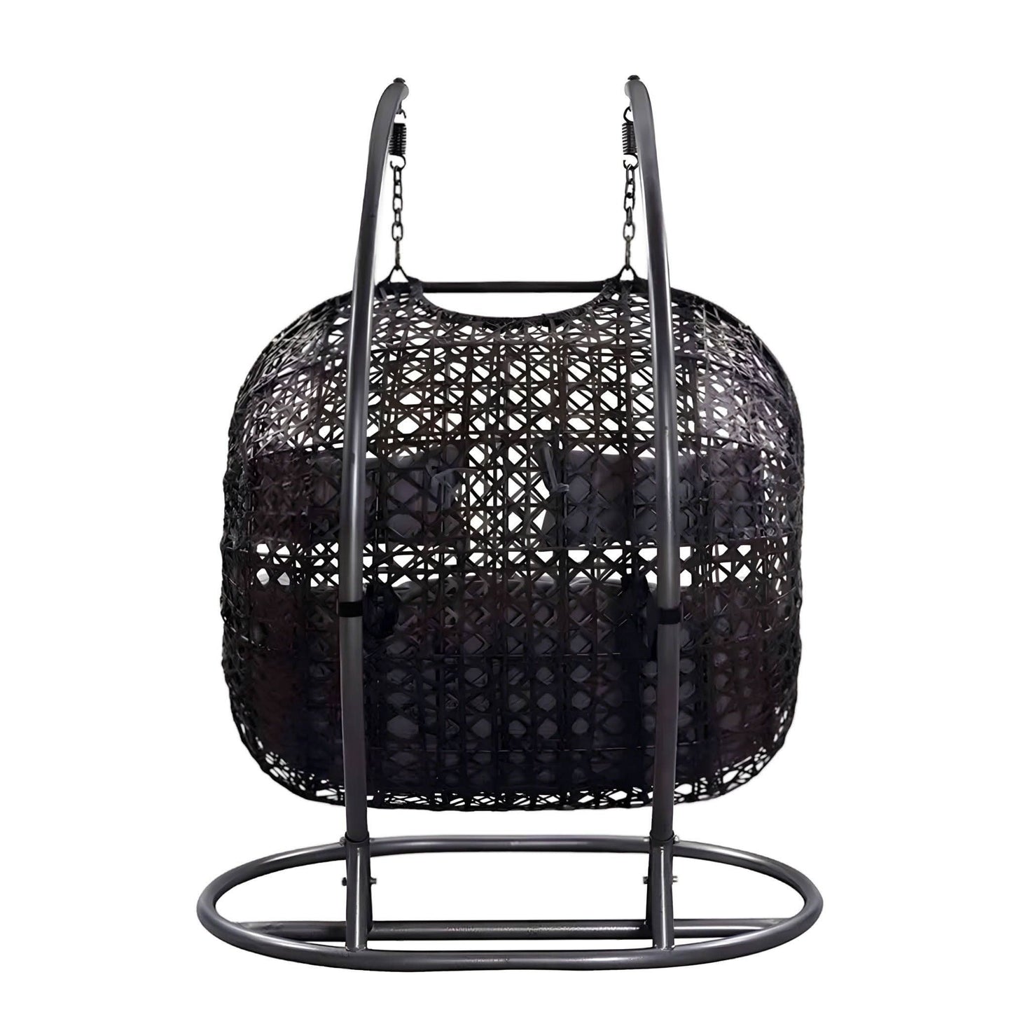 مرجيحة حديد وراتان 