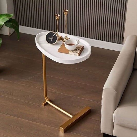 طاولة خدمة بيضاوية 