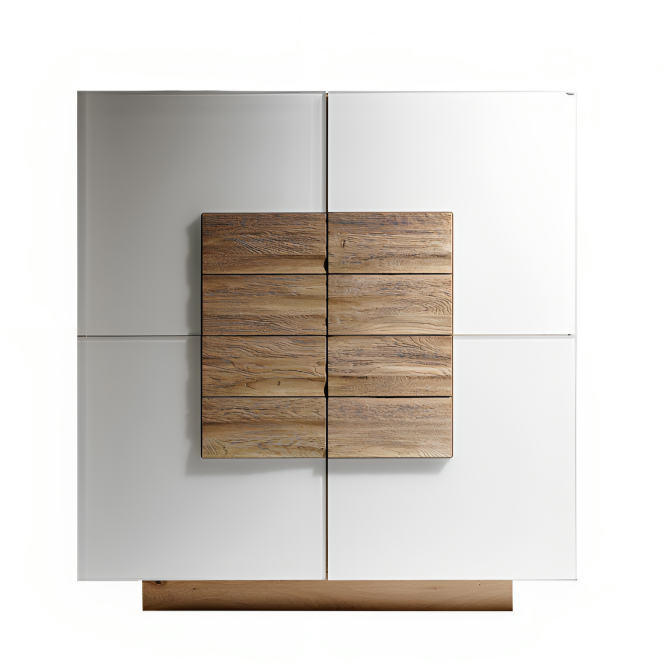 خزانة أحذية بتصميم هندسي فاخر 