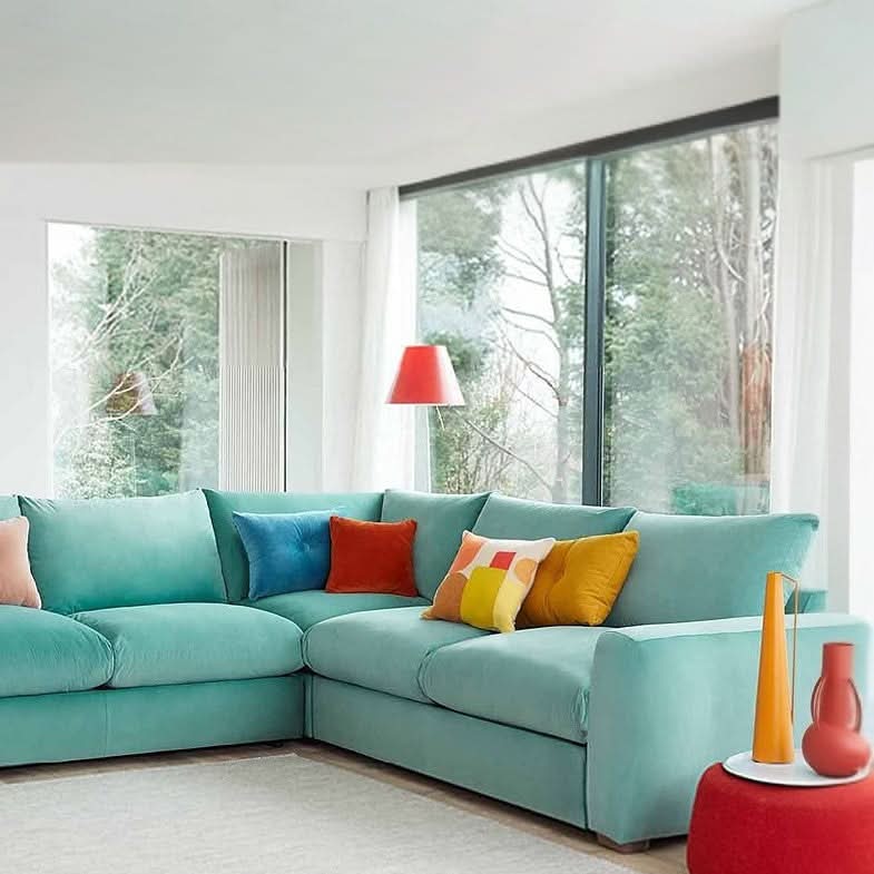 كنب زاوية بتصميم مودرن 