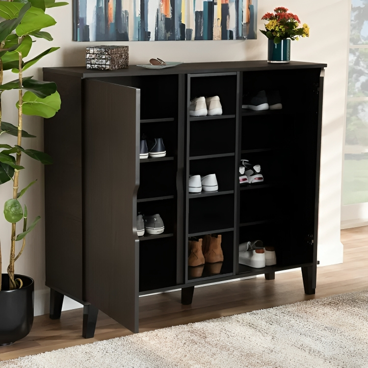 خزانة أحذية خشبي كلاسيكي 