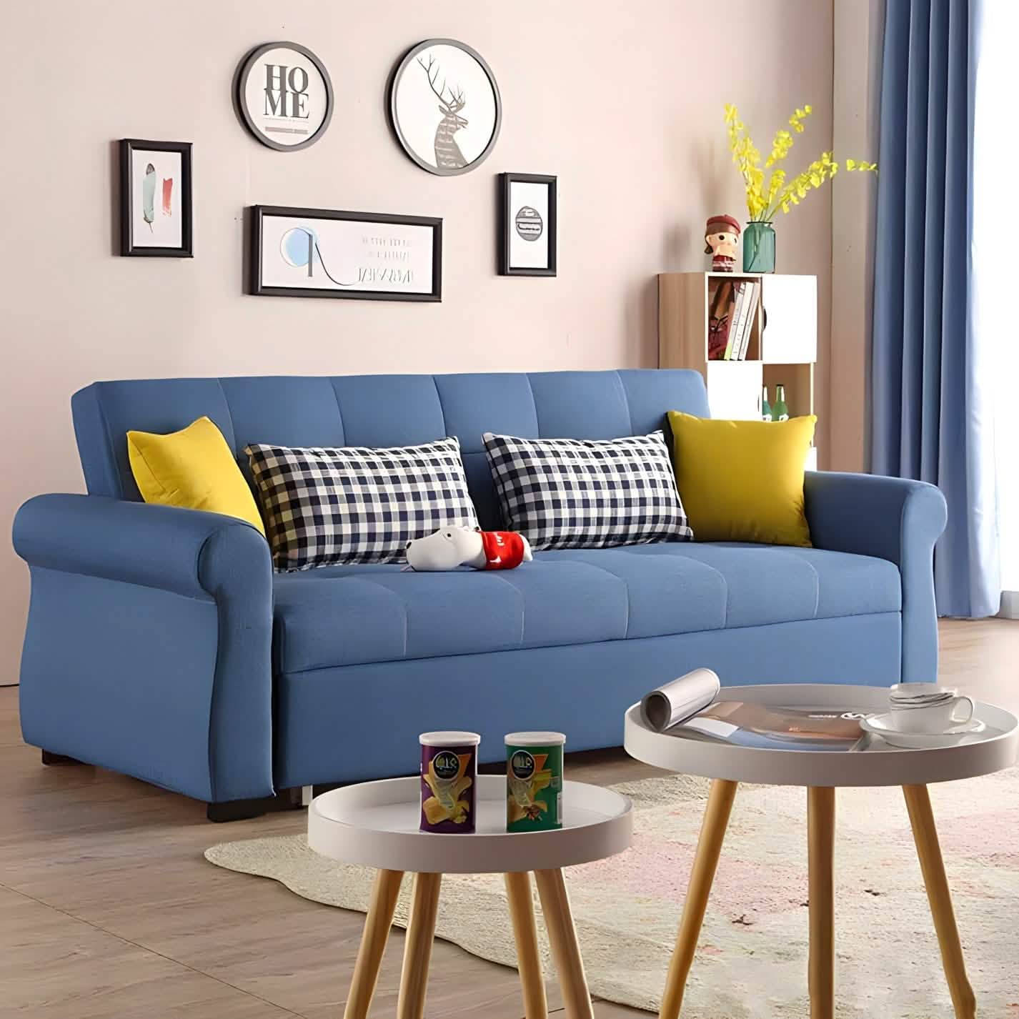 كنبة سرير خشب زان 