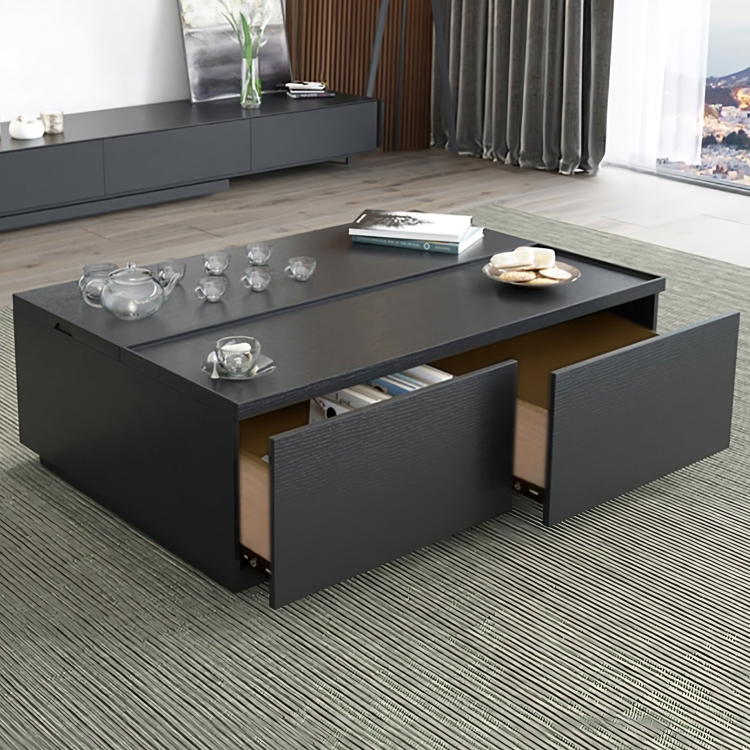 طاولة قهوة مستطيلة متعددة الألوان 