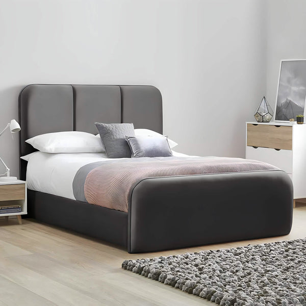 سرير خشب كونتر عصري