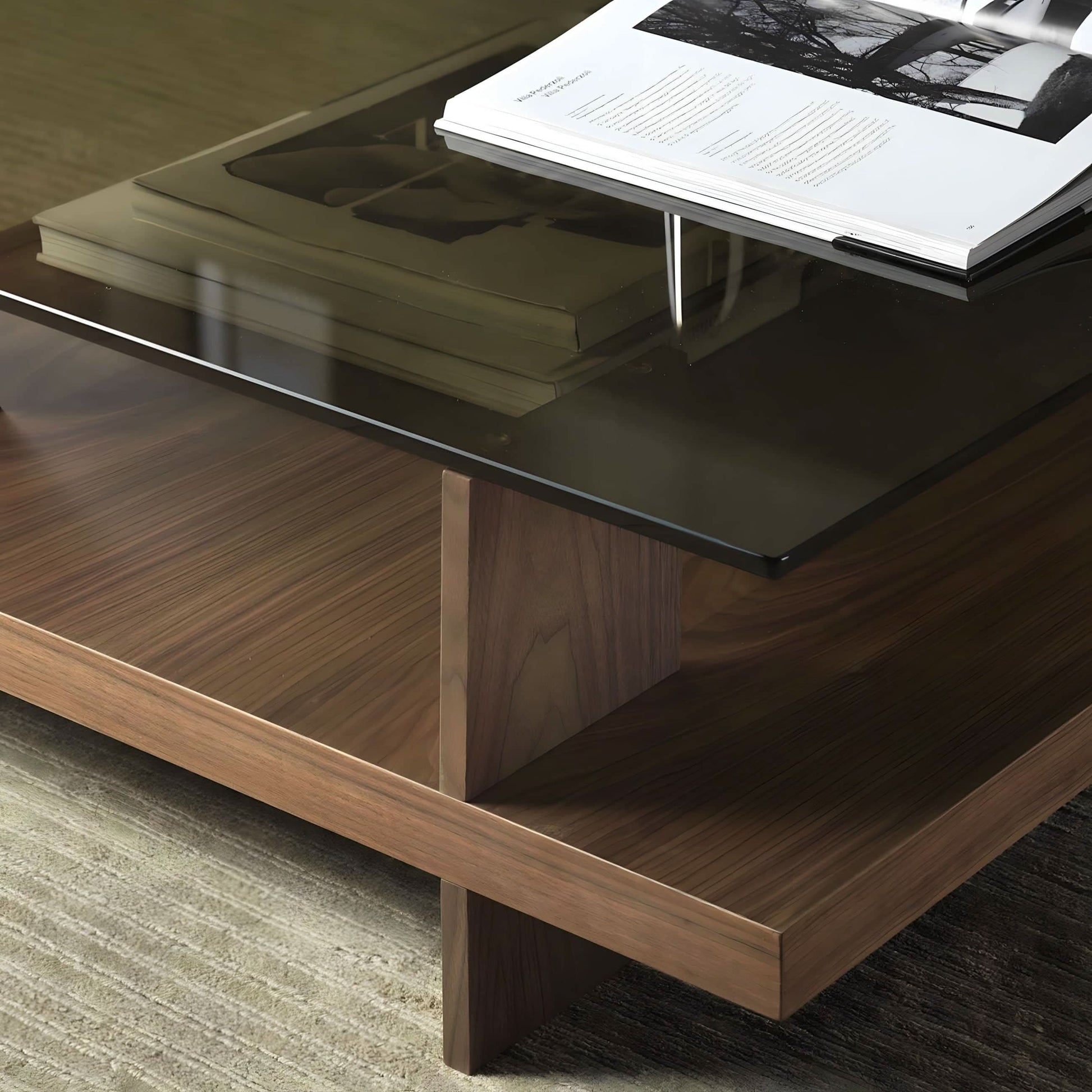 طاولة قهوة مع طاولة تلفاز (مخصص) 