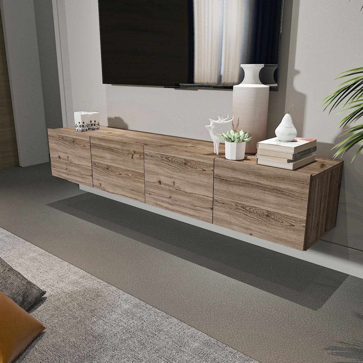 طاولة تلفاز معلقة 