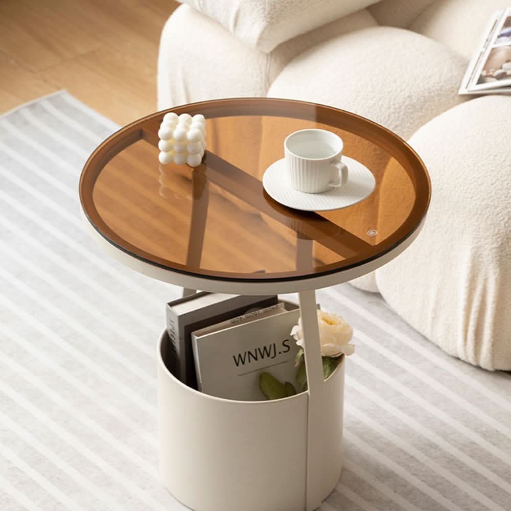 طاولة قهوة دائرية 