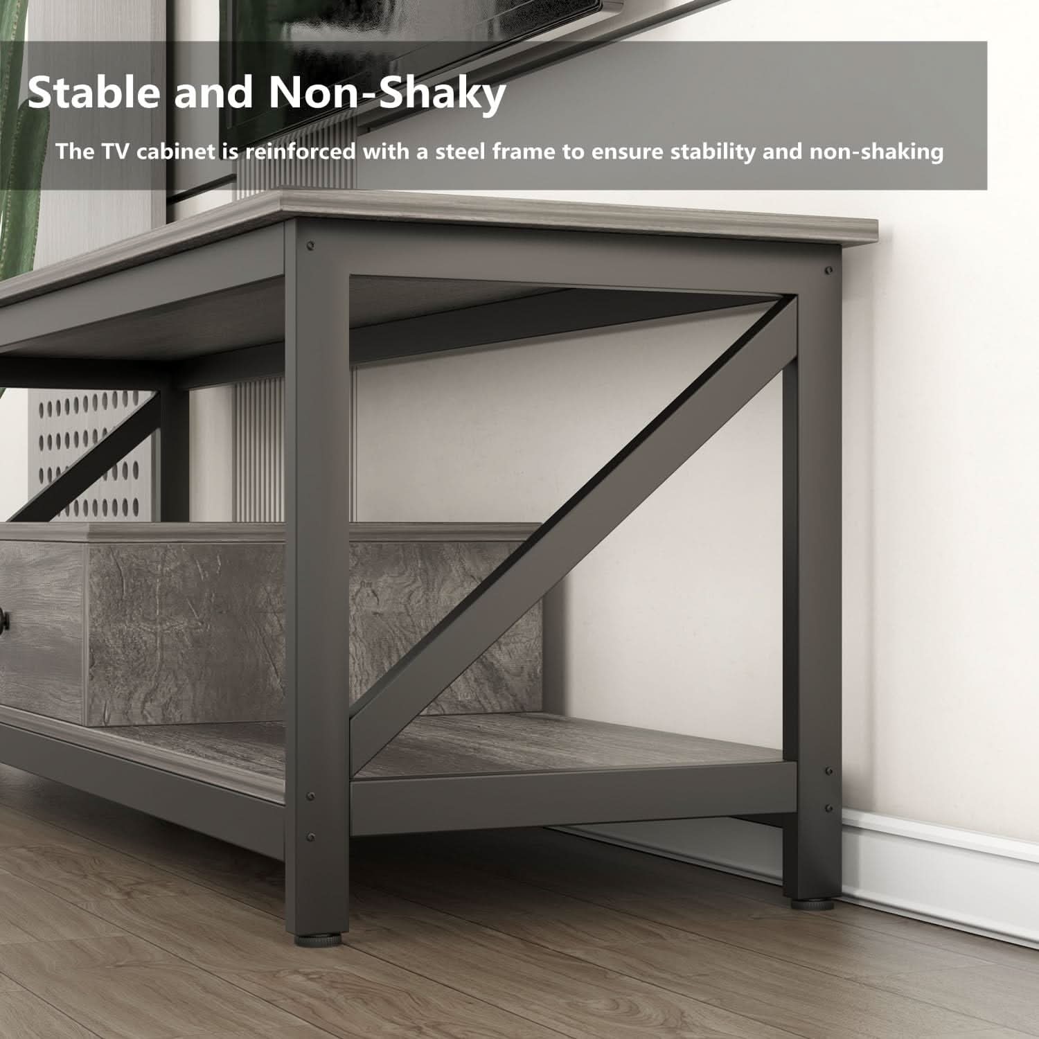 طاولة تلفاز مع ادراج 